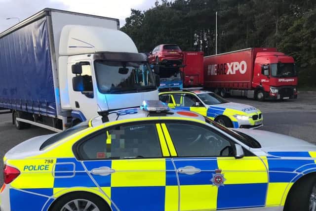 Picture by Derbyshire Roads Police.