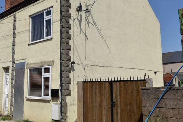 Anthony Davis and Keely McGrath's home, on Alfred Street, at South Normanton, where Mr Davis allegedly murdered Ms McGrath.