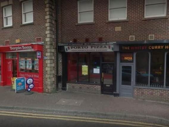 Porto Pizza, in Whitby, where the incident took place.