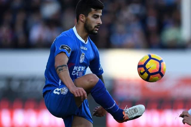 Tiago Silva in action for former club Feirense