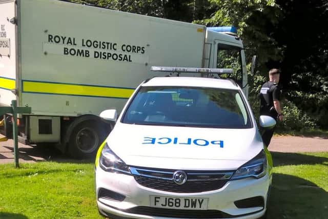 The Royal Logistics Corps bomb disposal team