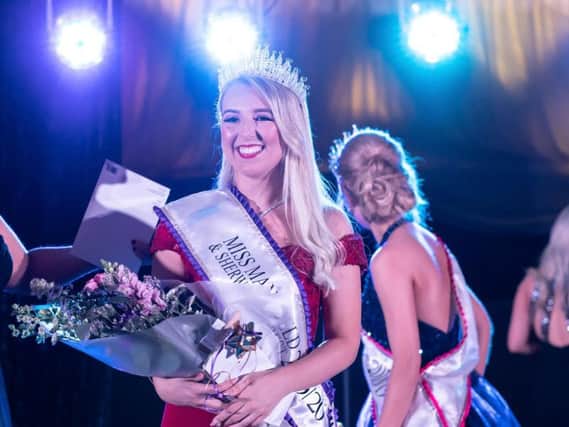 Newly-crowned Miss Mansfield and Sherwood Forest 2019/20 Amy Sunderland. Picture credit: Elizabeth Orridge Photography
