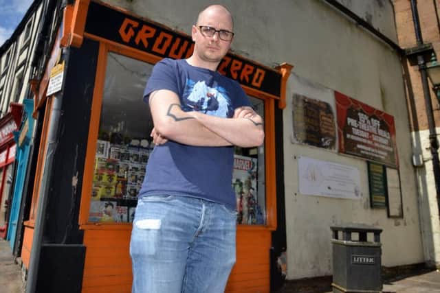 Richard Adam Reynolds owner of Ground Zero Comics.