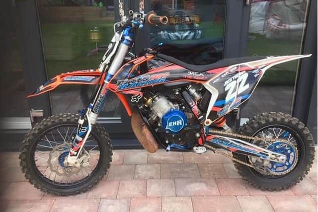 Motorcycle stolen from Ashield