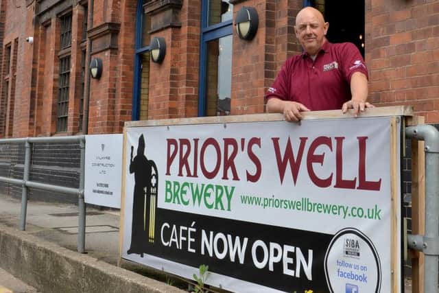 Phil Scotney outside the brewery and bar