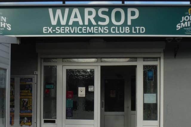 Warsop Ex-servicemen's club
