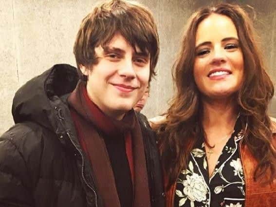Georgie with Jake Bugg.