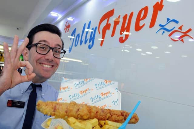 Theo Tsiolas approves of a meal cooked at his Low Moor Road site.