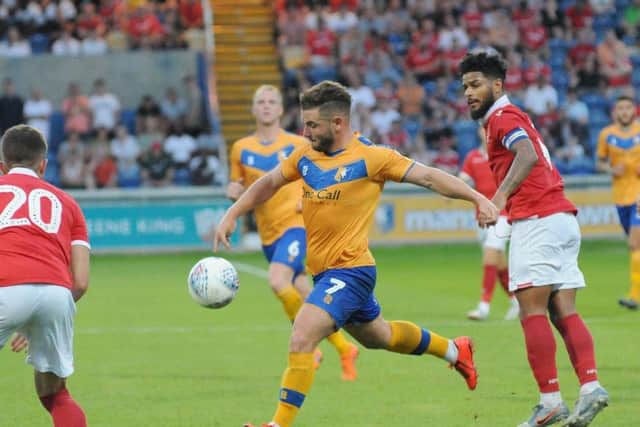 Stags v Forest U23s action.