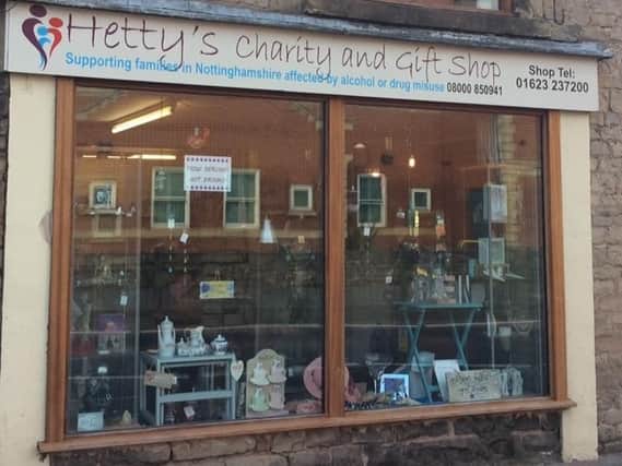Hetty's charity and gift shop,Warsop