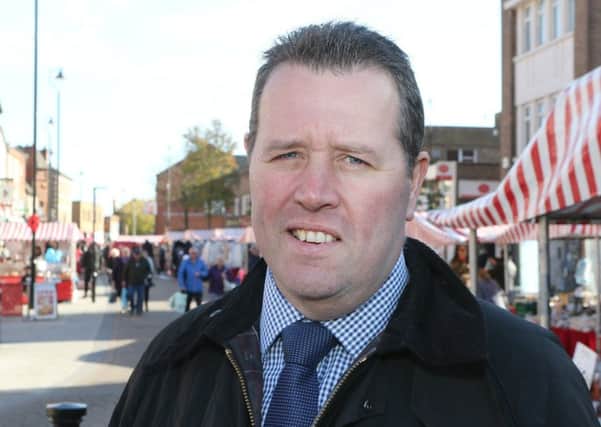Sherwood MP Mark Spencer, who is keen to obtain extra funding for miners welfares.
