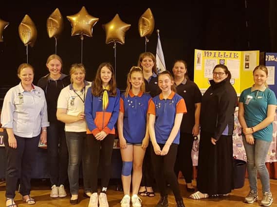 1st Skegby Guides first Baden-Powell Challenge Awards have been presented to Jess Ross, Lucy Peake and Piper Owen.