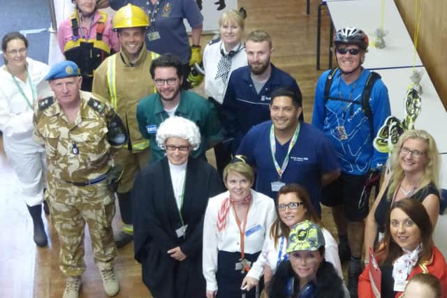 Staff dressed for the dream jobs of their childhoods