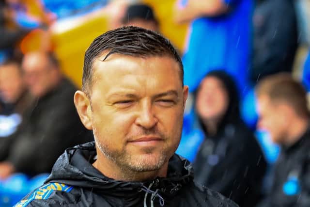 Picture John Hobson/AHPIX LTD, Football, Pre Season Friendly, Mansfield Town v Rangers, One Call Stadium, Mansfield, UK, 27/07/19, K.O 1pmJohn Dempster, Manager of Mansfield TownAndrew Roe>>>>>>>07826527594