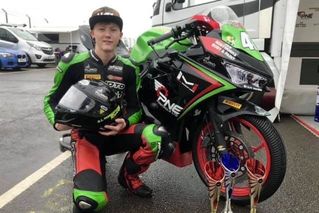 Lynden Leatherland after his brilliant weekend at Donington Park.