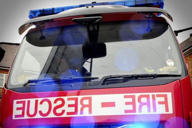 Fire crews attended a derelict building fire in Mansfield.