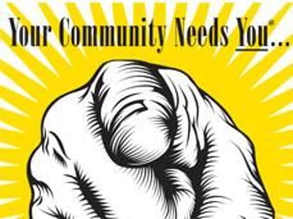Your community needs you.
