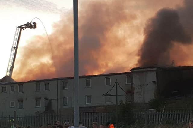 The building was left gutted.