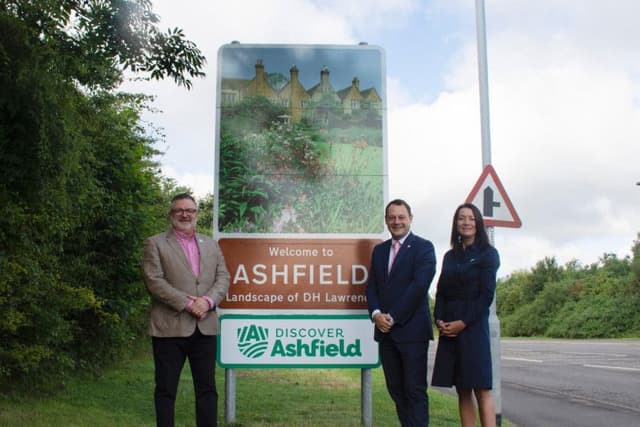 Ashfield Sign New-look signs unveiled in Ashfield