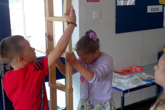 The children enjoyed making new friends throughout the week