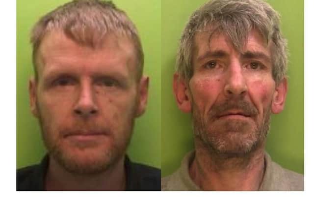Mark Carter and Keith Collison. Pic: Nottinghamshire Police.