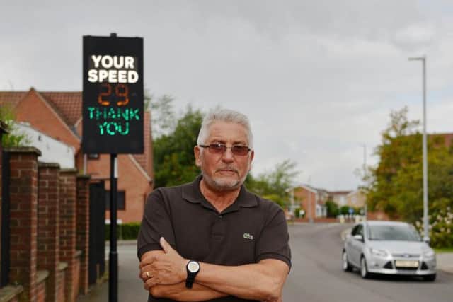 Resident Paul Smith is calling for speed cameras in the Lindrick Road area of Kirkby.