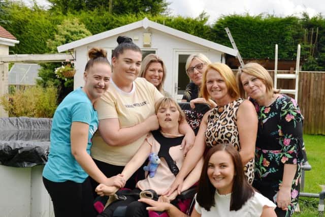 Ellie Bradshaw was born with Rett syndrome