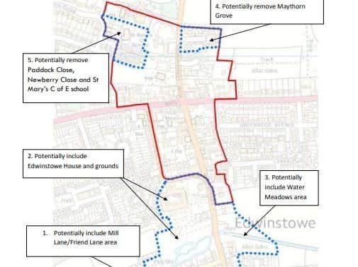 Proposed changes to the conservation area