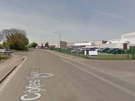 The street in Alfreton where Rowe and Marshall dumped waste