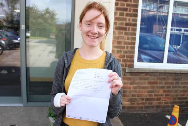 Caitlin Simpson, from Sutton, is set to study primary teaching at Nottingham Trent University.