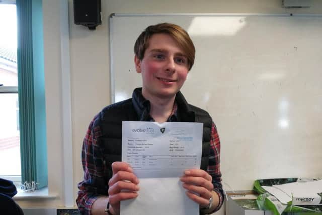 Tim Beeley will go on to study physics in Nottingham.