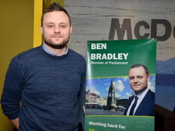 Ben Bradley at another constituency surgery.