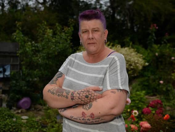 Local resident Tracey Greatorex is concerned about gangs on the Carsic estate, Sutton