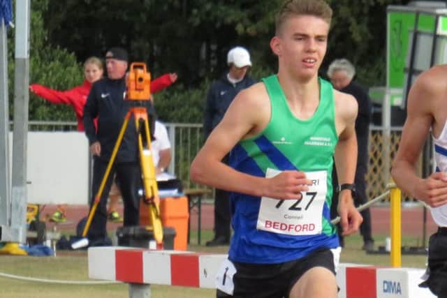 Jenson Connell, who produced an impressive personal-best at the national championships.