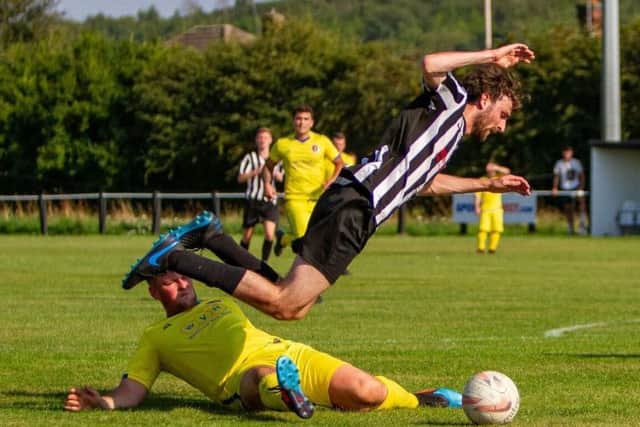 Action from Clipstones win over Rainworth (PHOTO BY: Daniel Walker).