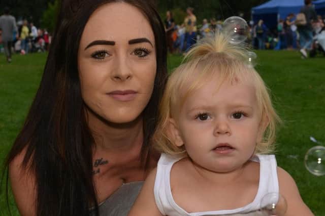 Melanie Wilkinson with Marnie Gibbins, one