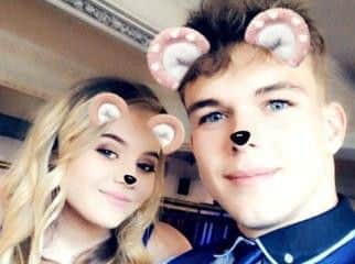 Sian Riley and Liam Peters