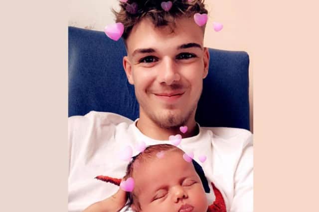 Liam and daughter Isla