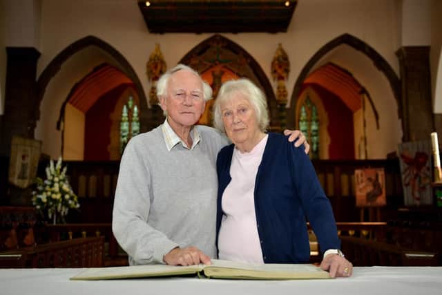 Jon and Valerie Shepherd celebrated their 60th wedding anniversary with a surprise visit to St Marks Church, Mansfield where they were married