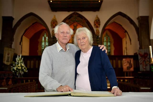 Jon and Valerie Shepherd celebrated their 60th wedding anniversary with a surprise visit to St Marks Church, Mansfield where they were married