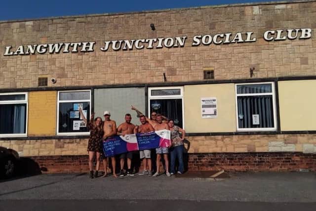 DancersChristopher Frew, 36, James Carlisle, 33, Justin Evans, 37, Ashley Haslam, 26, and Bobby Clark,26