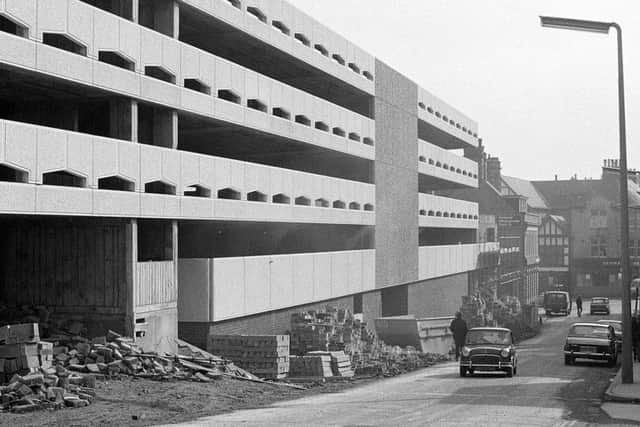 Sutton's Idlewells Centre still under construction in 1971