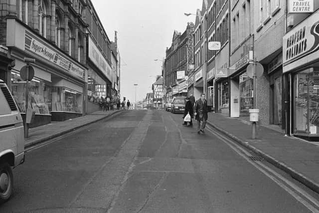 Mansfield's Leeming Street in 1985.