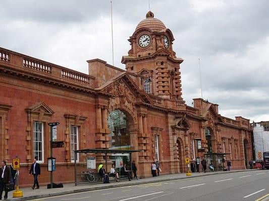 Nottingham Train Station.