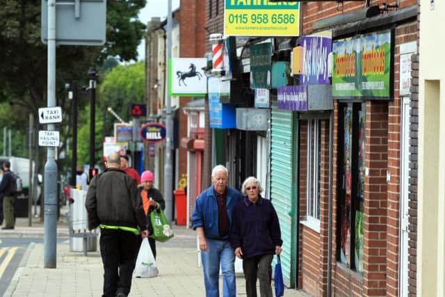 Kirkby town centre.