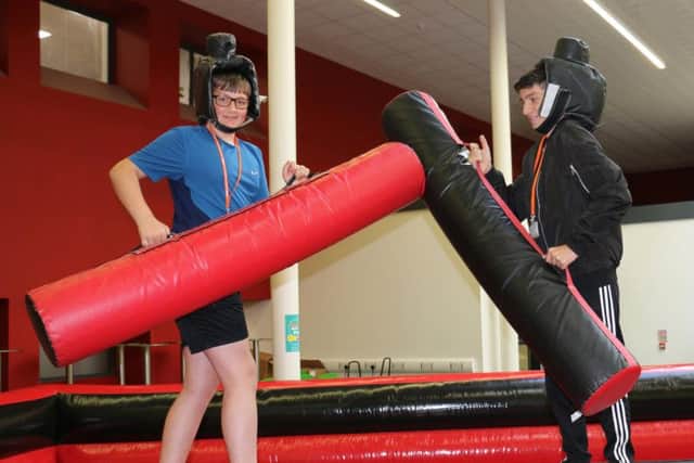 Activity leadership students Clayton Tearall and Jack Carrick.