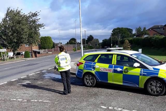 Officers issue ticket after speeding complaints in Nottinghamshire