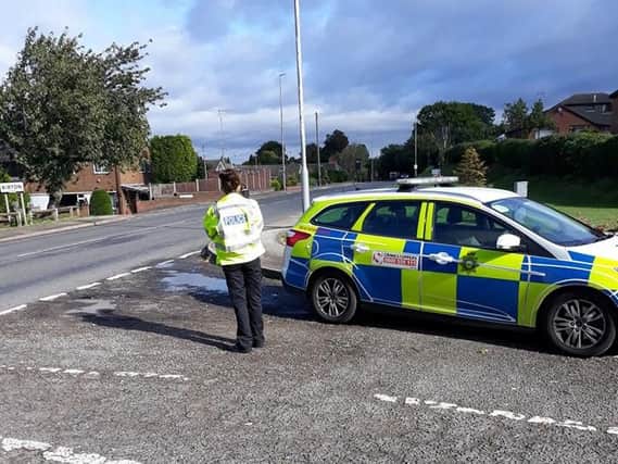 Officers issue ticket after speeding complaints in Nottinghamshire