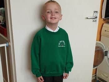 Benjamin Wilkinson starting at Oak Tree Primary School.