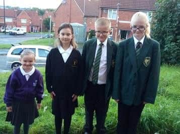 Kirstie, Ruby, Jack and Hannah.